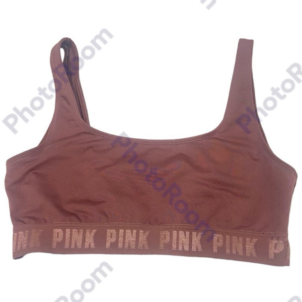 PINK Victoria’s Secret burgundy sport bra (3x$15)